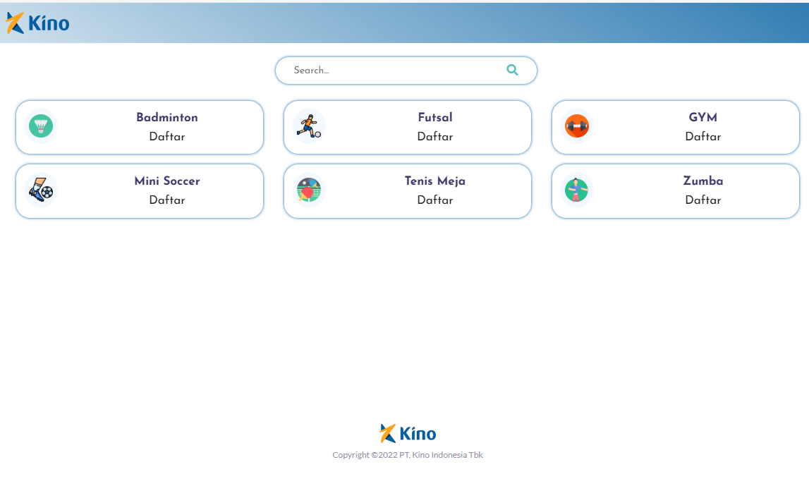 Sport Center Registration System